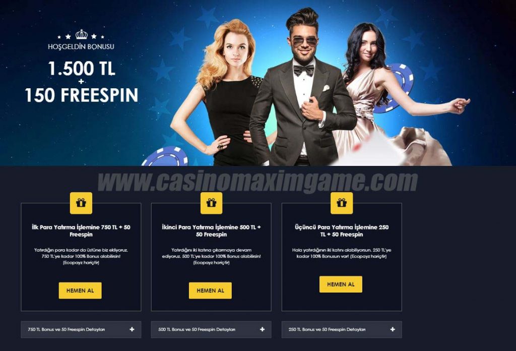 1500 TL + 150 Freespin Hoş Geldin Bonusu